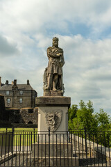 Statue of King Robert the Bruce at Stirling Castle, Scotland