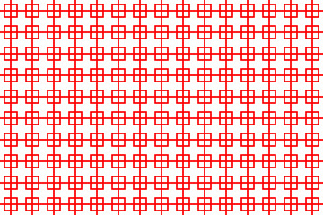 Cuadros rojos con fondo blanco en textura o fondo