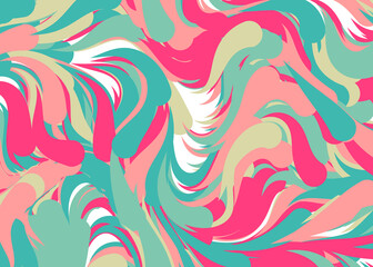 Fototapeta premium Abstract Perlin Noise Geometric Pattern generative computational art illustration