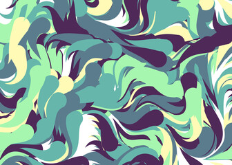 Abstract Perlin Noise Geometric Pattern generative computational art illustration