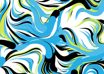 Abstract Perlin Noise Geometric Pattern generative computational art illustration