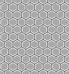 WHITE VECTOR SEAMLESS BACKGROUND WITH GRAY HEXAGONS