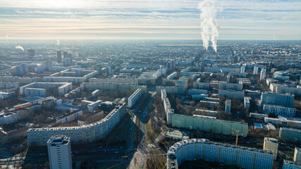 Berlin, Luftbild, Drohne, Fernsehturm, Berliner Fernsehturm, Berlin City, City, Park Inn,  © Patrick
