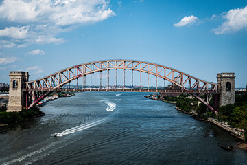 Hell Gate Bridge. New York City.