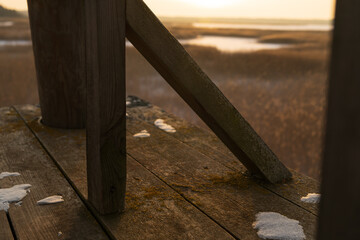 View from watchtower to the lake