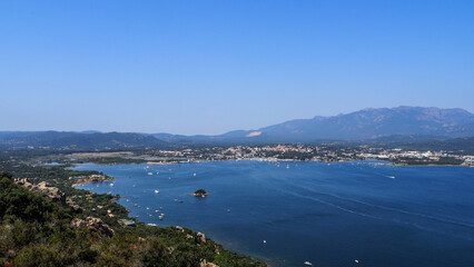 Fototapeta na wymiar Corsica is the fourth largest island (after Sicily, Sardinia, and Cyprus) in the Mediterranean.