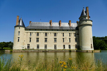 Le château du Plessis-Bourré vu depuis le parc