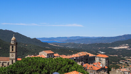 Corsica is the fourth-largest island in the Mediterranean and lies southeast of the French mainland.