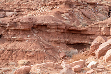 red rock background