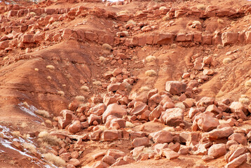 red rock background