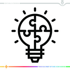 Line icon for reshaping creative work illustrations with editable strokes. This vector graphic has customizable stroke width.