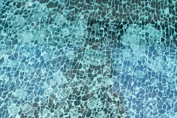 chaotic pattern cracked glass, concept of vandalism