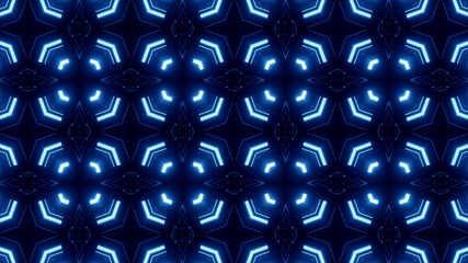 Neon Disco Lights And Futuristic Hi-Tech Sci Fi Illustration Background Wallpaper Texture for Banners, Web Templates, Titles, Texts, Flyers, Book Covers and ect.