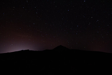Teide by night