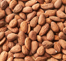  Bunch of delicious almonds texture