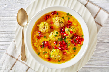 Ash-e Anar, Persian Split Pea and Pomegranate Soup