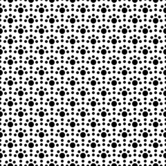 Circles seamless pattern. Dots ornament. Polka dot motif. Circular figures backdrop. Rounds background. Dotted wallpaper. Digital paper, textile print, web design, abstract image. Vector artwork.