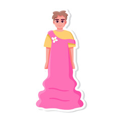 Isolated woman love gender human illustration vector