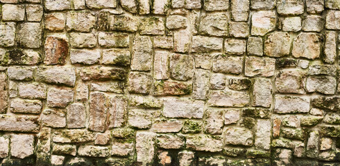  Stone brick wall surface background