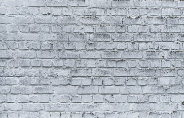  Painted white brick wall surface background