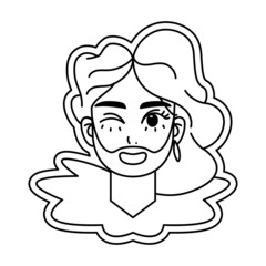Isolated trans draw love gender human illustration vector