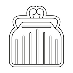 Isolated bag draw discount shop promo vector illustration