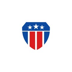 Military badge logo icon template illustration