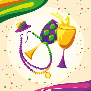 Mardi Gras Drink Celebration