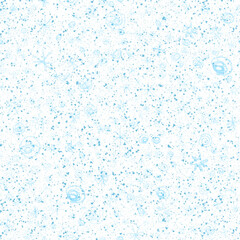 Hand Drawn Snowflakes Christmas Seamless Pattern. Subtle Flying Snow Flakes on chalk snowflakes Background. Adorable chalk handdrawn snow overlay. Sublime holiday season decoration.