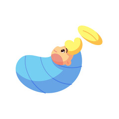 Isolated jesus christ Belen manger jesus christmas vector illustration