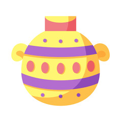 Isolated chest Belen manger jesus christmas vector illustration