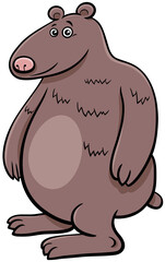 cartoon bear wild animal character