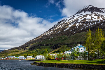 Seydisfjordur - beautiful town in Eastern Region of Iceland