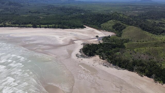 The Pugu, Gondol, Siar and Pandan Beaches of Lundu area at the most southern part of Sarawak and Borneo Island