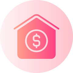 residential gradient icon