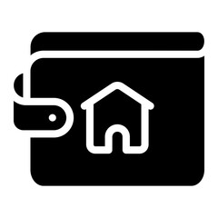 walet glyph icon