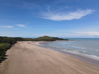 The Pugu, Gondol, Siar and Pandan Beaches of Lundu area at the most southern part of Sarawak and Borneo Island