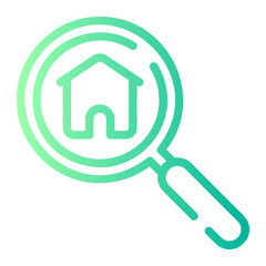 Search home gradient icon