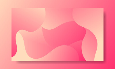 Abstract Colorful liquid background. Modern background design. gradient color. Pink Dynamic Waves. Fluid shapes composition. Fit for website, banners, wallpapers, brochure, posters