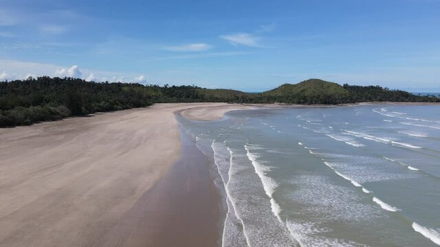 The Pugu, Gondol, Siar and Pandan Beaches of Lundu area at the most southern part of Sarawak and Borneo Island