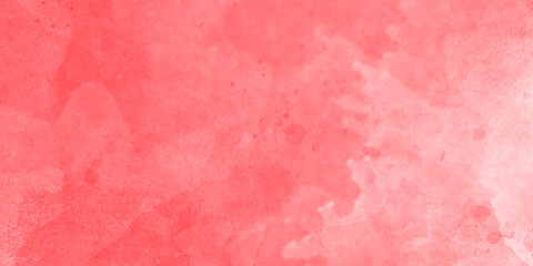 abstract art painting in living coral tone color for texture background. Soft pink watercolor background for your banner, poster, invitation, business card concept vector..