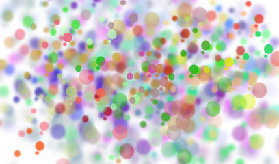 Colorful abstract light bokeh background.