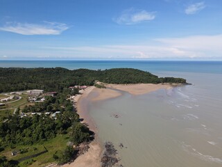 The Pugu, Gondol, Siar and Pandan Beaches of Lundu area at the most southern part of Sarawak and Borneo Island