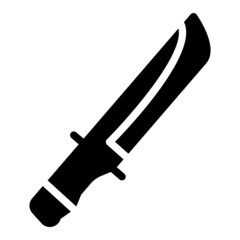 knife cook icon solid style