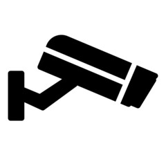 security camera icon solid style vector
