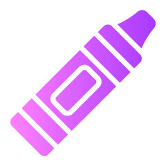 crayons gradient icon