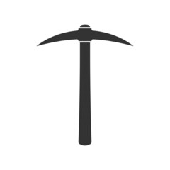 Pickaxe icon design template vector isolated illustration
