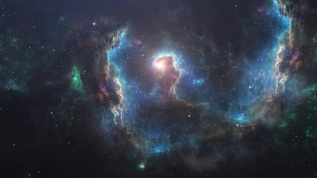 nebula clouds in the universe