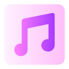 song gradient icon