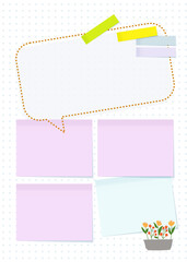 Edited design background image in A4 (216*303mm) size. It is vector data that is easy to modify and transform the design.